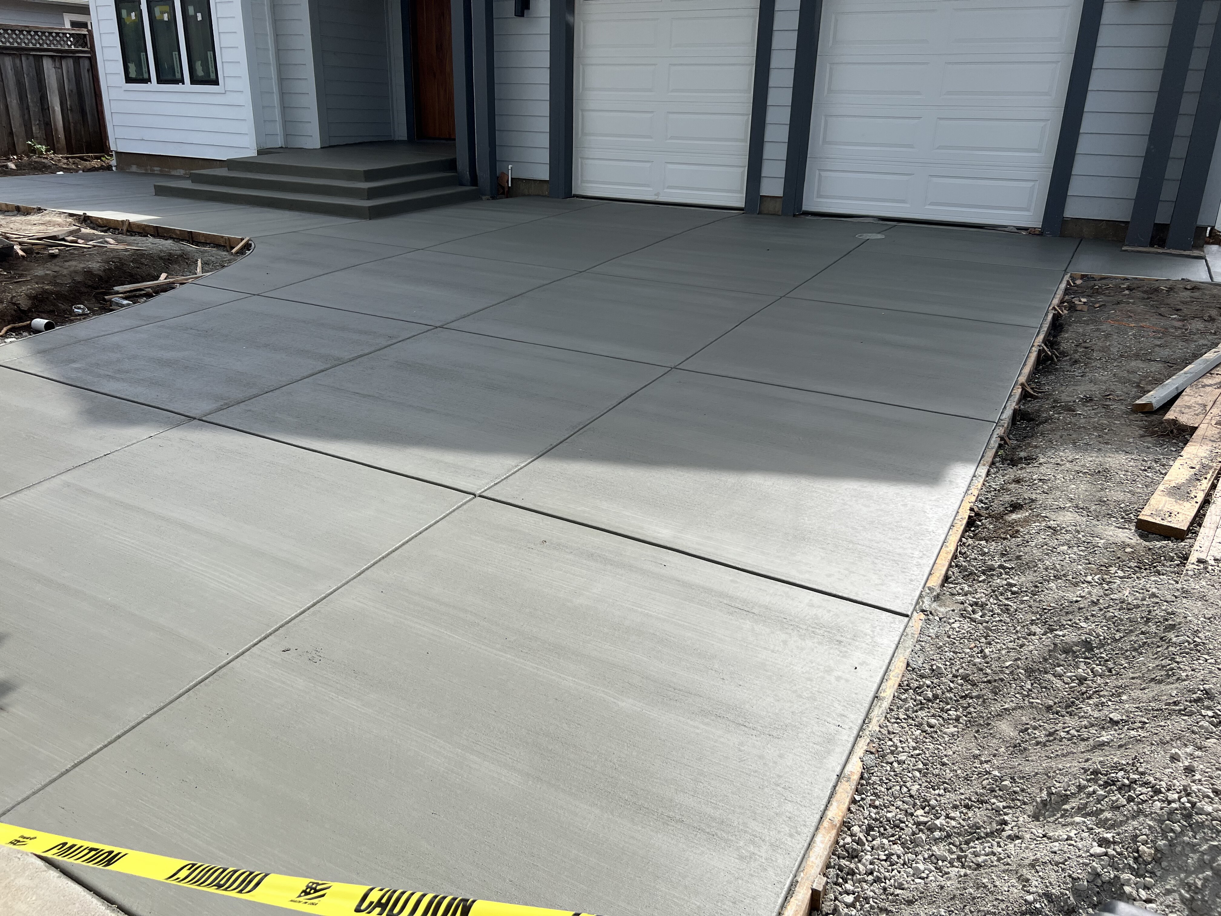 Stamped and decorative concrete installation