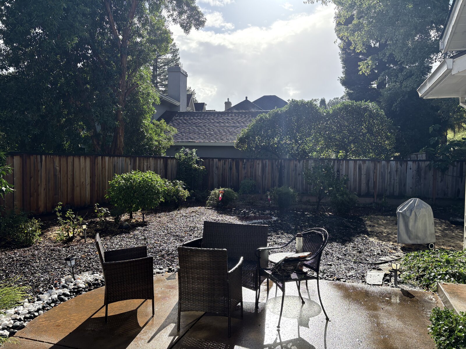 Custom outdoor patio installation