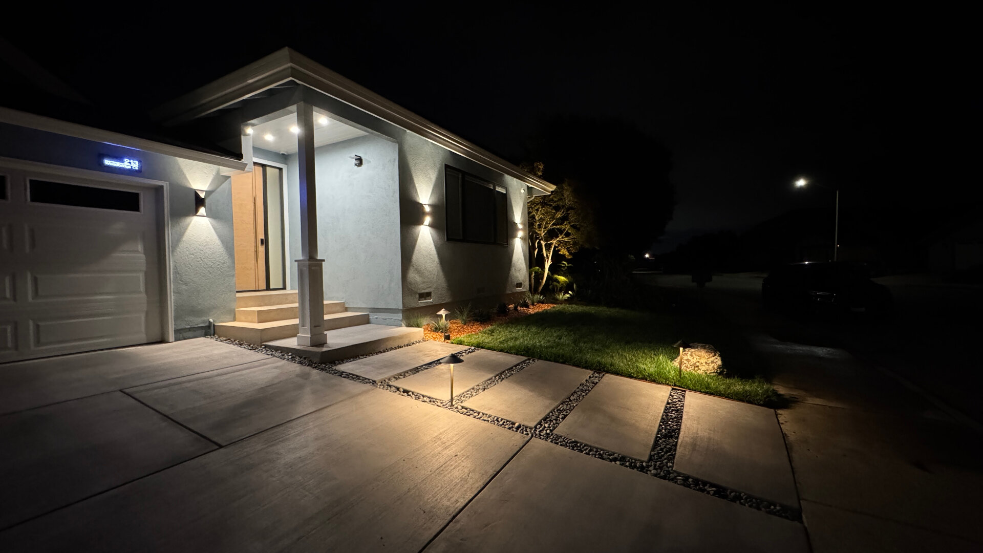 Custom outdoor patio installation