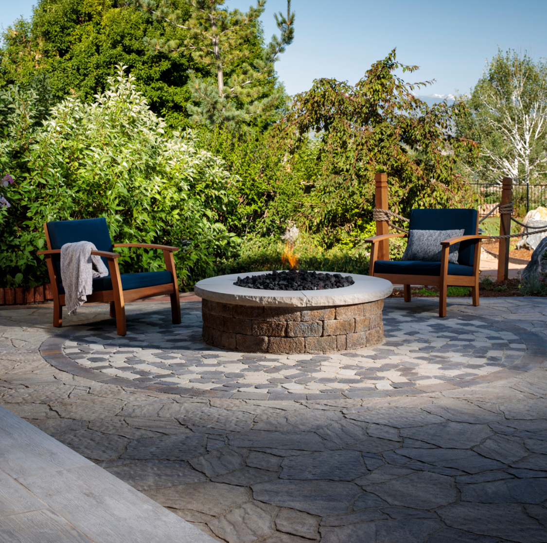 Interlocking paver installation