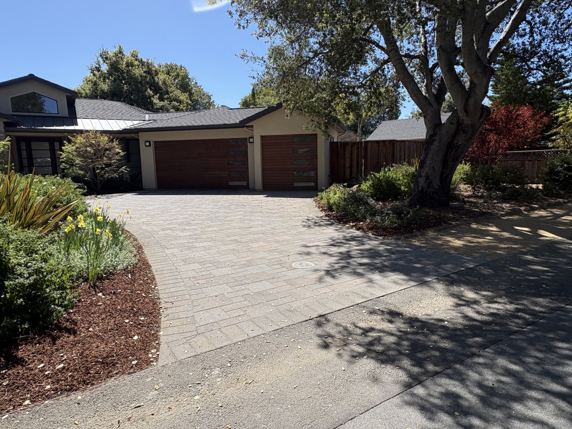Interlocking paver installation