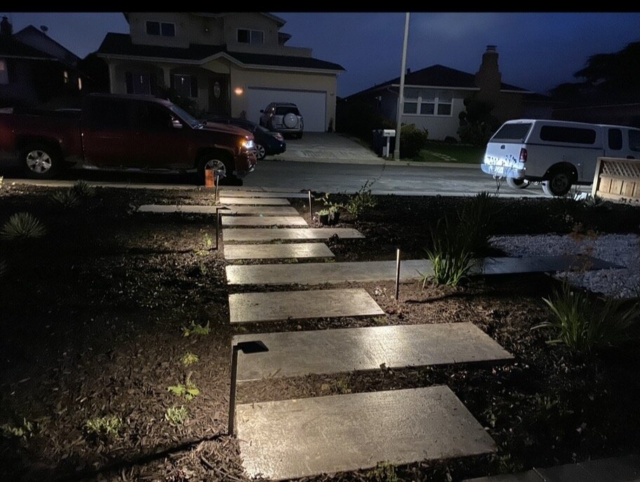 Walkway and pathway installation