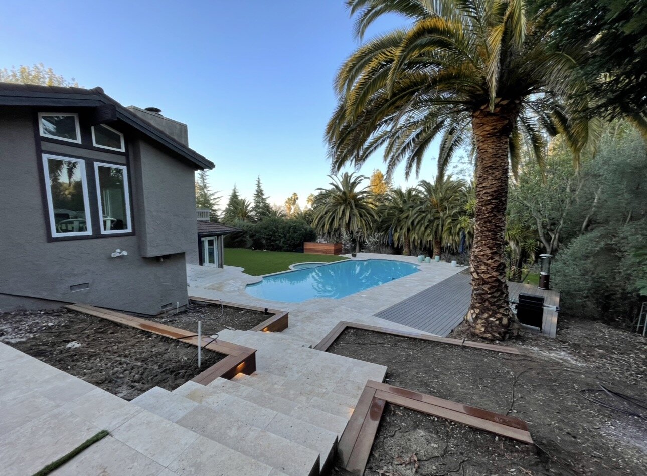 Walkway and pathway installation
