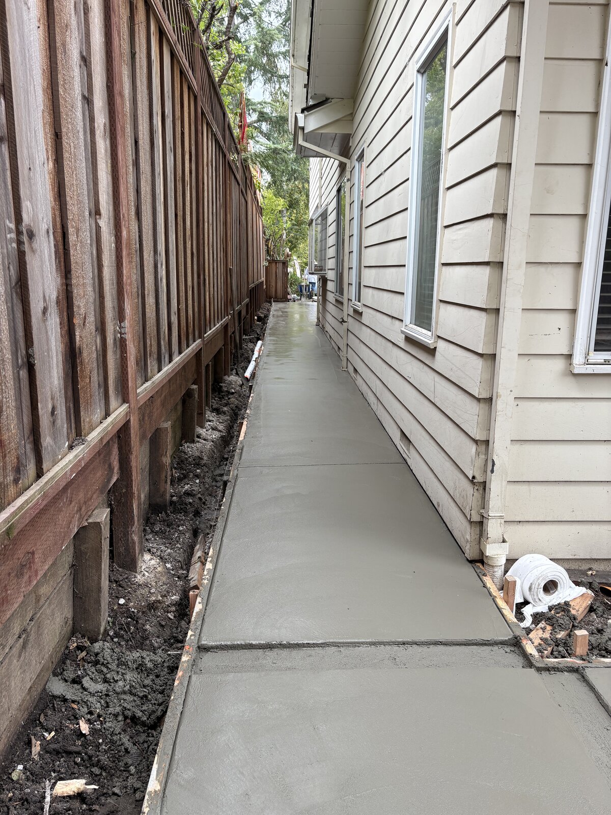 Walkway and pathway installation