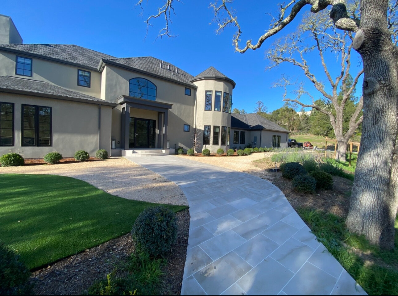 Walkway and pathway installation