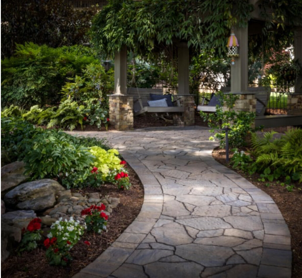 Walkway and pathway installation