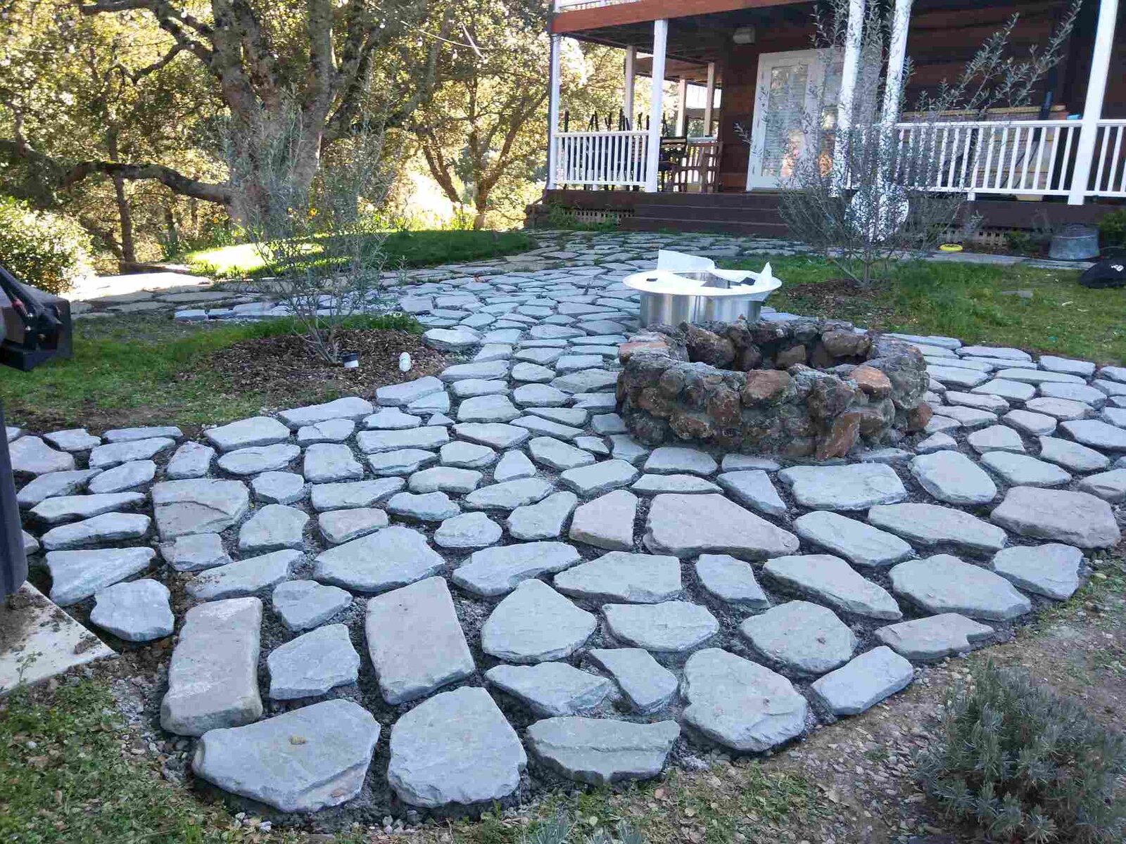 Walkway and pathway installation
