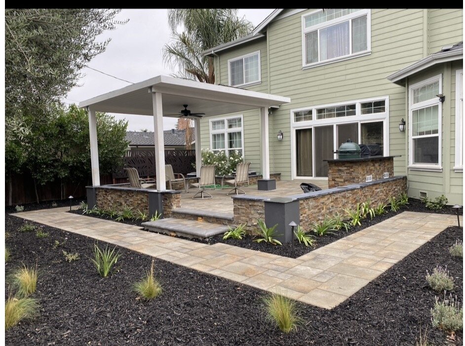 Walkway and pathway installation