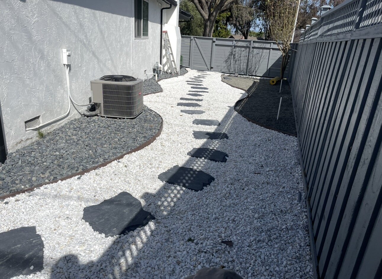 Walkway and pathway installation
