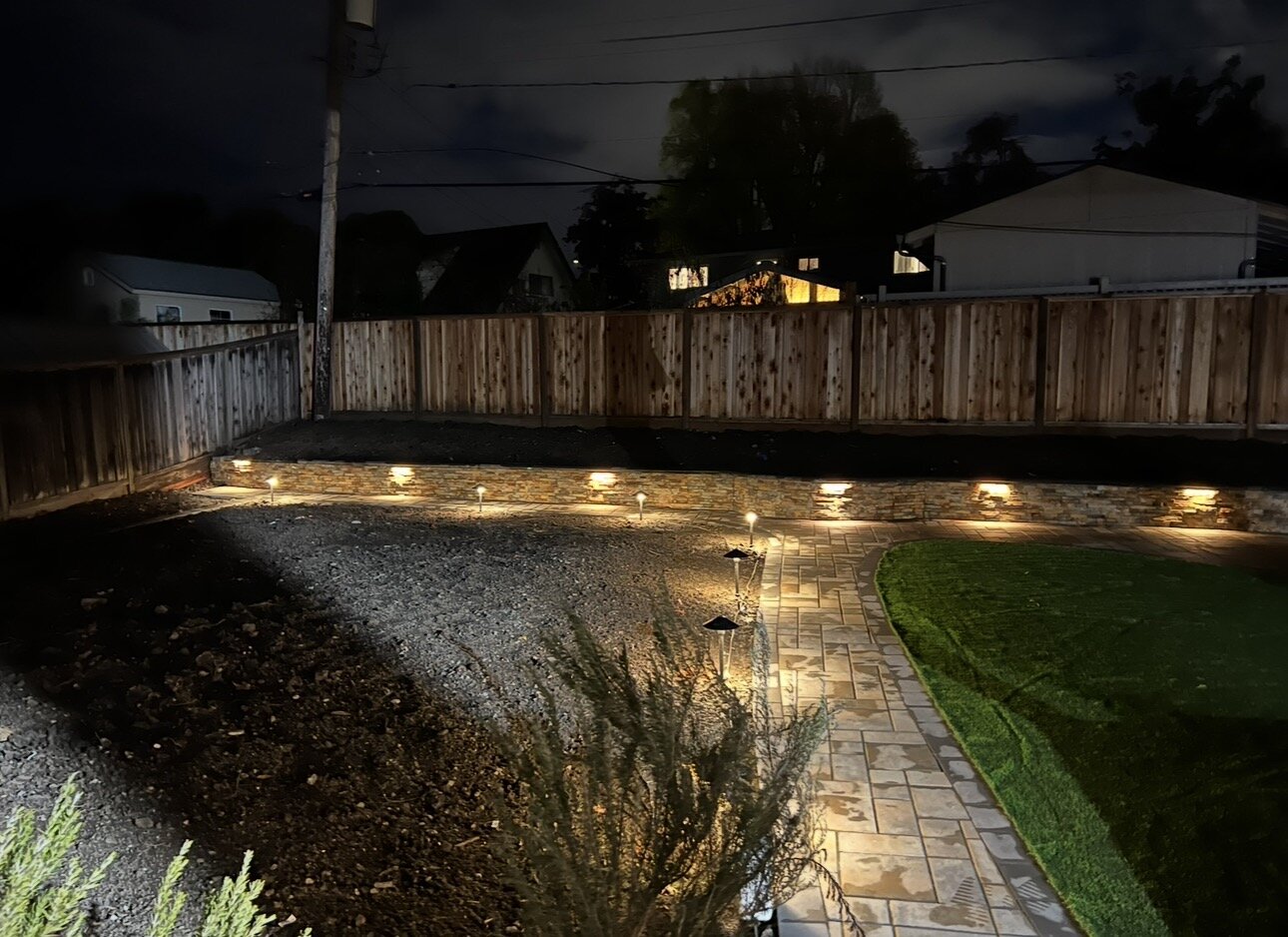 Walkway and pathway installation